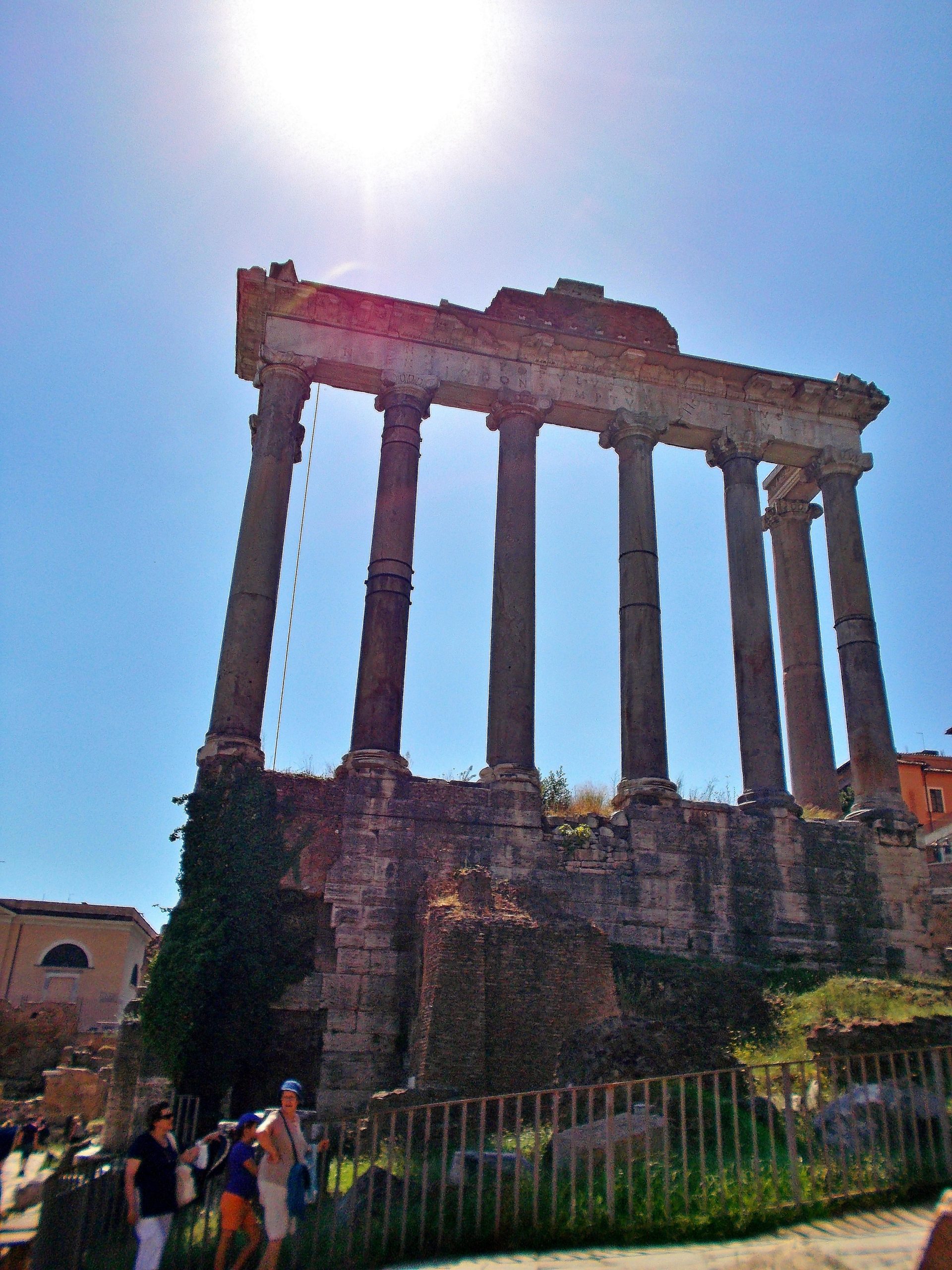 Il Tempio di Saturno nel Foro Romano