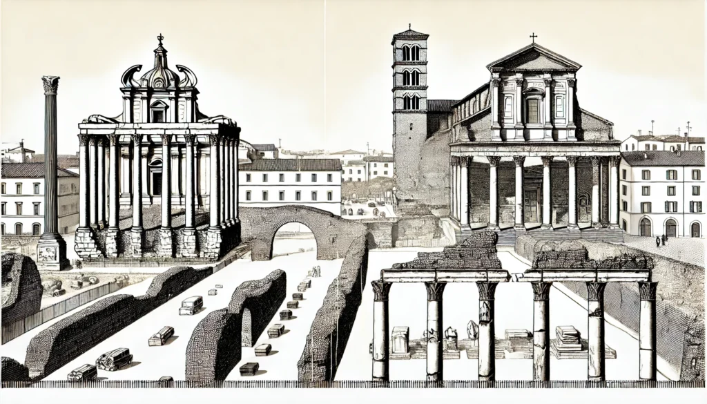 Il Foro Olitorio e la Basilica di San Nicola in Carcere Forum Romani: il Foro Olitorio e la Basilica di San Nicola in Carcere