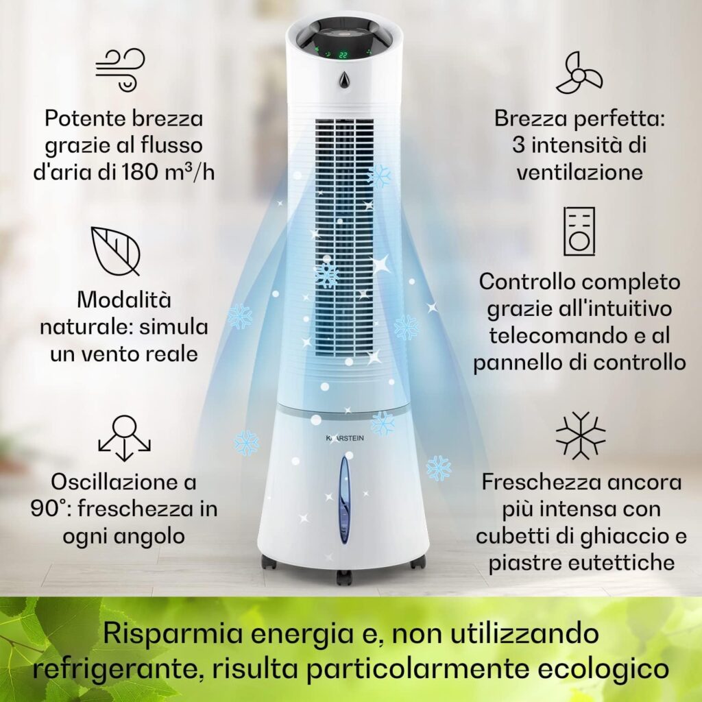 Migliori condizionatori portatili senza tubo Migliori condizionatori portatili senza tubo