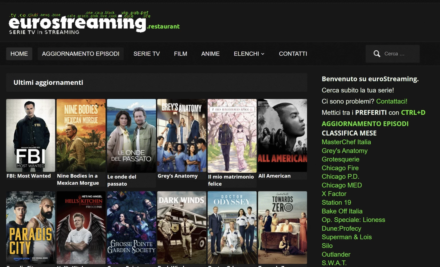 Eurostreaming nuovo link aggiornato