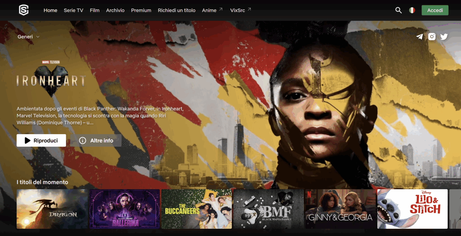 streaming community nuovo link oggi