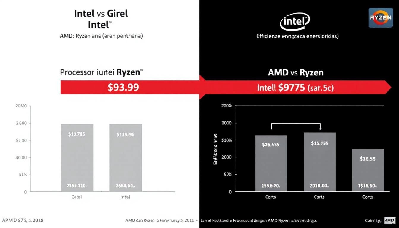 AMD sfida Intel: la verità sui processori che cambia le regole del gioco