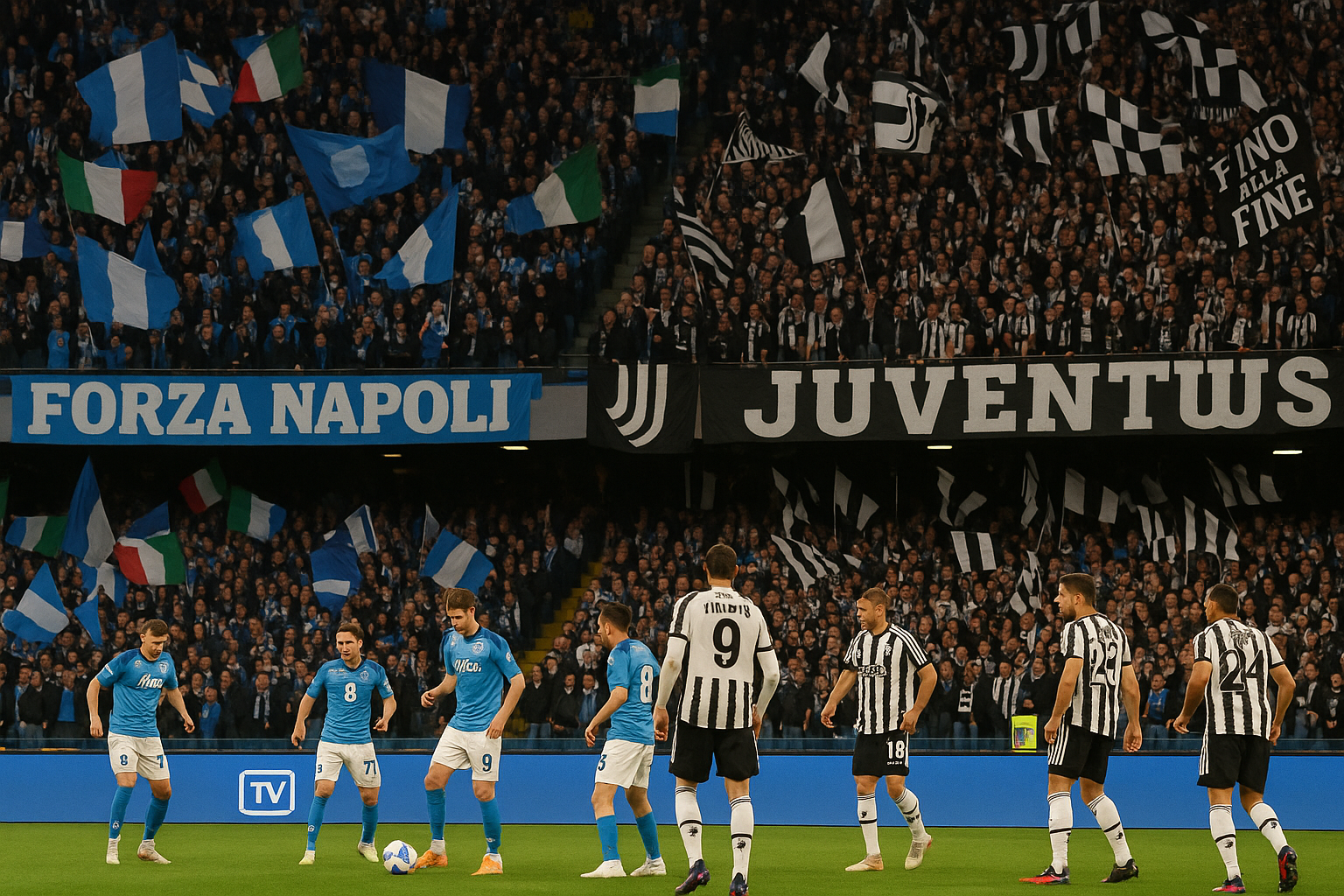 Napoli contro Juventus: il grande match e dove vederlo in streaming