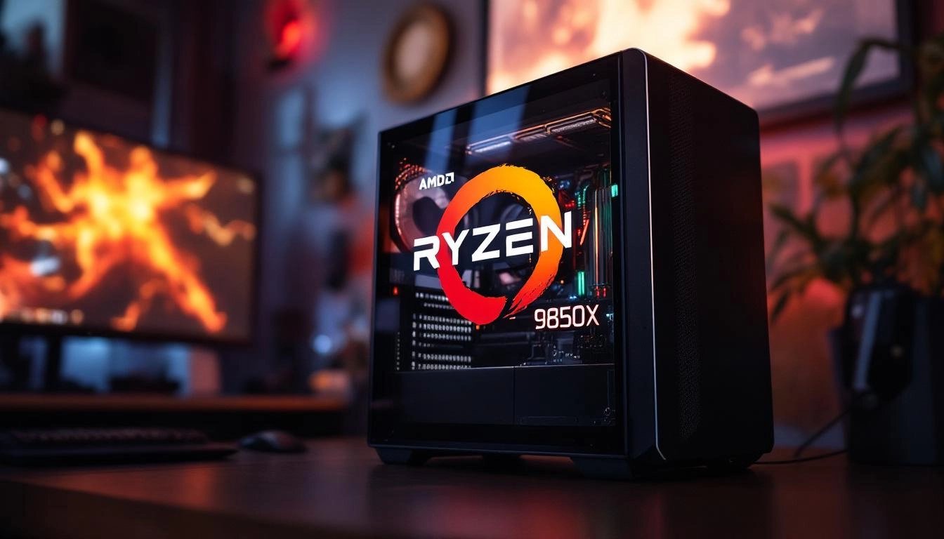 Il futuro del gaming: AMD Ryzen 7 9850X3D al centro di una nuova era tecnologica