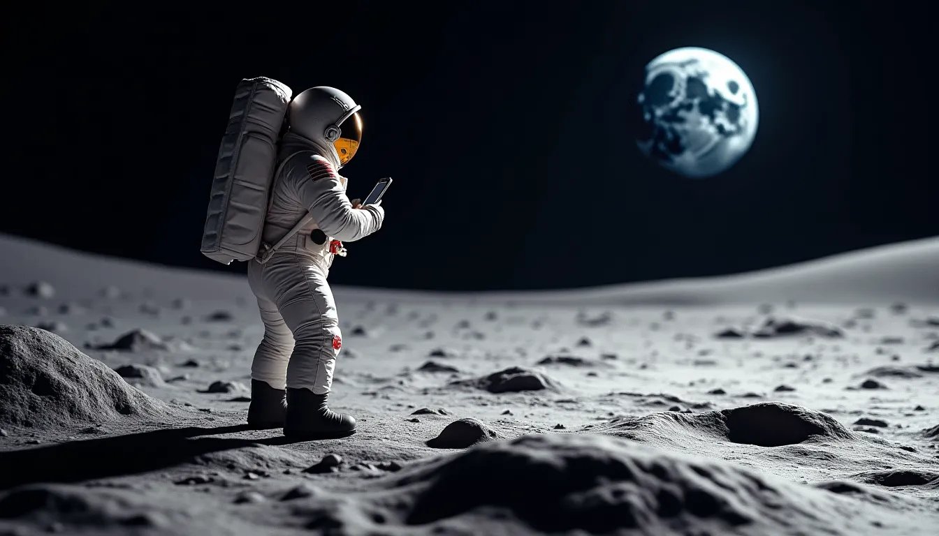 La NASA svela i piani per smartphone sulla Luna: cosa significa per le future missioni spaziali