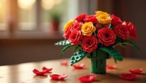 Un bouquet LEGO fatto a mano: il regalo di San Valentino che trasforma l'amore in arte