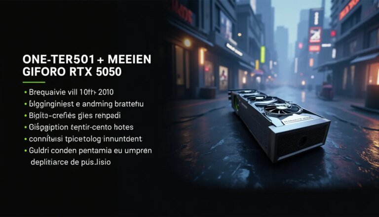 NVIDIA svela un'innovativa GeForce RTX 5050: cosa aspettarsi da questa evoluzione tecnologica?