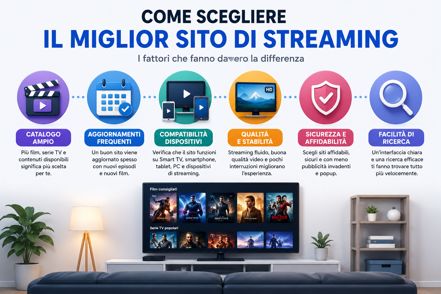 Come scegliere il miglior sito di streaming